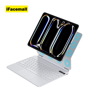 Ifacemall iPad Pro用多機能タッチパッド付きウラ薄バックライト付き磁気マジックキーボード11 1/2/3/4th - Product Image 3