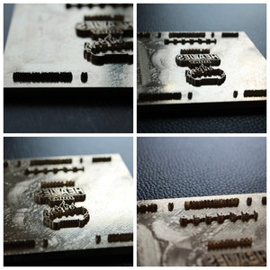 Programmier bare CNC-Gravier maschine zum Gravieren von Magnesium-Heißfolien-Stanz formen und Knick platten mit ArtCAM-Programms oftware - Product Image 3