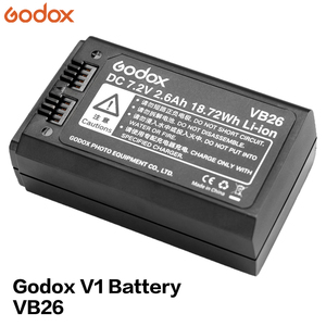 GODOX แฟลชแบตเตอรี่ V1 VB-26แบตเตอรี่ Li-ion VB26 7.2V 3000mAh สำหรับไฟแฟลชกล้อง V1 650ไฟกะพริบเต็มรูปแบบด้วยซีรีย์ - Product Image 6