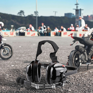 Hai-cách đài phát thanh Heavy Duty Tai nghe cho Racing <span class=keywords><strong>intercom</strong></span> tiếng ồn hủy bỏ với điều khiển âm lượng điện thoại Phụ kiện - Product Image 5