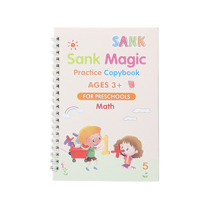 Arapça alfabe kaligrafik uygulama için sihirli kitap için yeniden dayanıklı kağıt Workbook oyuncak kids 'eğitim eğlenceli için - Product Image 2