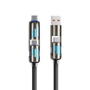 <span class=keywords><strong>4</strong></span> in1充電ケーブルPD27WUSBデータケーブル100WType-CケーブルUSB-Type-C充電器65W急速充電USB-C