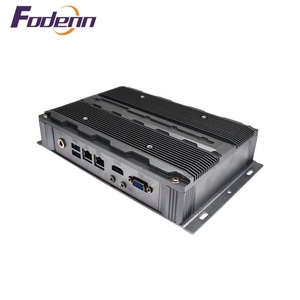 Accesorios de puerto de E/S múltiple OEM Panel táctil Computadora industrial Computadoras de escritorio Todo en una Pc Aleación de aluminio sin ventilador mini pc i7 I5 I3