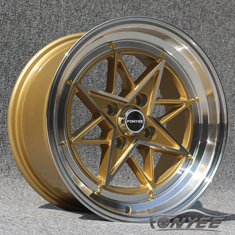 Gold machine face and edge