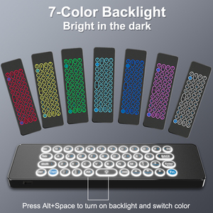10m 2.4G Mode Wireless Air Mouse T9 with Mini <strong>Keyboard</strong> Backlight IR Learning Keys Fixed <strong>Code</strong> Remote <strong>Control</strong> - Product Image 3