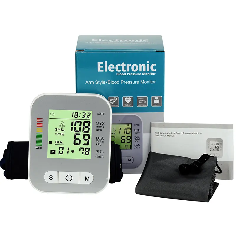 Tensiomètre numérique électronique automatique pour la surveillance de la santé du bras supérieur tensiomètre