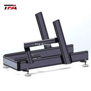 Último nuevo diseño Sim Motion Racing Simulator Cockpit 40120 Perfil de aluminio Plataforma dinámica Simulador de vuelo Cockpit