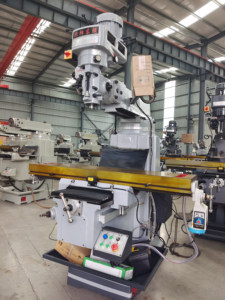 छोटी परिशुद्धता 4 एच मैनुअल मिल्स भारी शुल्क क्षैतिज और ऊर्ध्वाधर बुर्ज मिलिंग मशीन आसान उपयोग सुविधाओं के साथ - Product Image 2