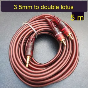 Cable de audio macho dual de 6,5mm, conexión de dos canales de PVC de 3,5/6,5mm para teléfonos móviles de uno a dos, ordenadores, teclados digitales - Product Image 6