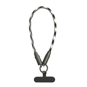 Focuses Adjustable 2 in 1 Phone strap Pd60W Charging Nylon <strong>Cable</strong> C to C Zinc Alloy Lock Neck Wrist Data <strong>Cables</strong> for iphone 16 15