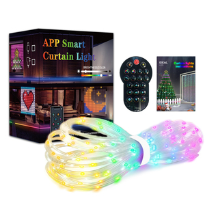Smart fai da te LED luci per tenda tipo USB APP modello remoto testo dei cartoni animati per Festival finestra decorazione di nozze luce della tenda - Product Image 1