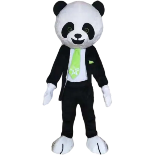 Costumes personnalisés de mascotte de panda de personnage de dessin animé animal, personnalisation de soutien, les ordres bienvenus d'OEM/ODM!