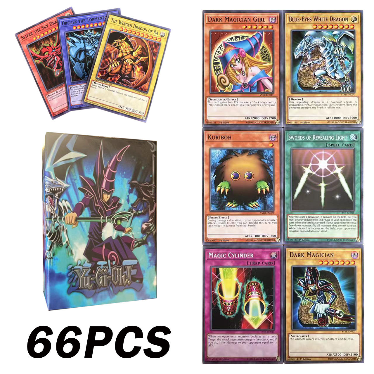 66 cartes classiques dans une boîte cadeau
