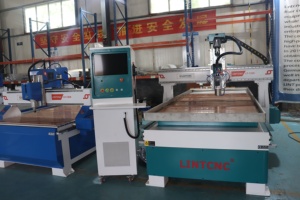 Carpintería 3 ejes 5 ejes CNC grabado lineal automático cambiador de herramientas fabricación de muebles ATC madera CNC enrutador máquina cortadora - Product Image 5