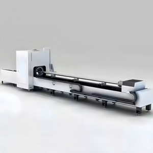 High Quality 3000W 6023 TS Three Chuck Semi-<strong>loading</strong> <strong>and</strong> <strong>Unloading</strong> <strong>and</strong> Fiber Laser Tube Cutting <strong>Machine</strong> in Low Price - Product Image 4