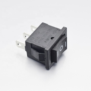 Sıcak satış Rocker anahtarı yüksek kalite 6A 250VAC on-off-on Rocker anahtarı T85 3 pin KCD117-C üç pozisyon açma/kapama/açma basmalı düğme - Product Image 3