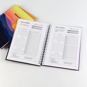 Taccuino da viaggio con stampa cartaceo con rilegatura a spirale personalizzata Whosale - Product Image 2