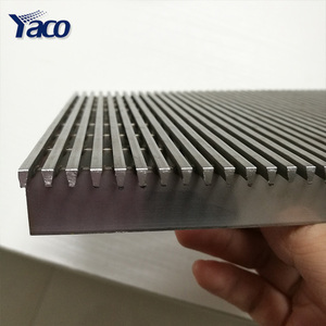 0.015'' 0.2mm 0.5mm 0.75mm Slot <strong>SS</strong> Wedge Wire bar Screens Flat Mesh Panels for Fluidized Bed Dryer - Product Image 1