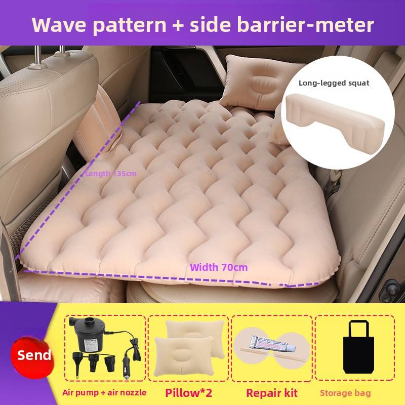 Blanc avec repose-pieds à longues bandes.