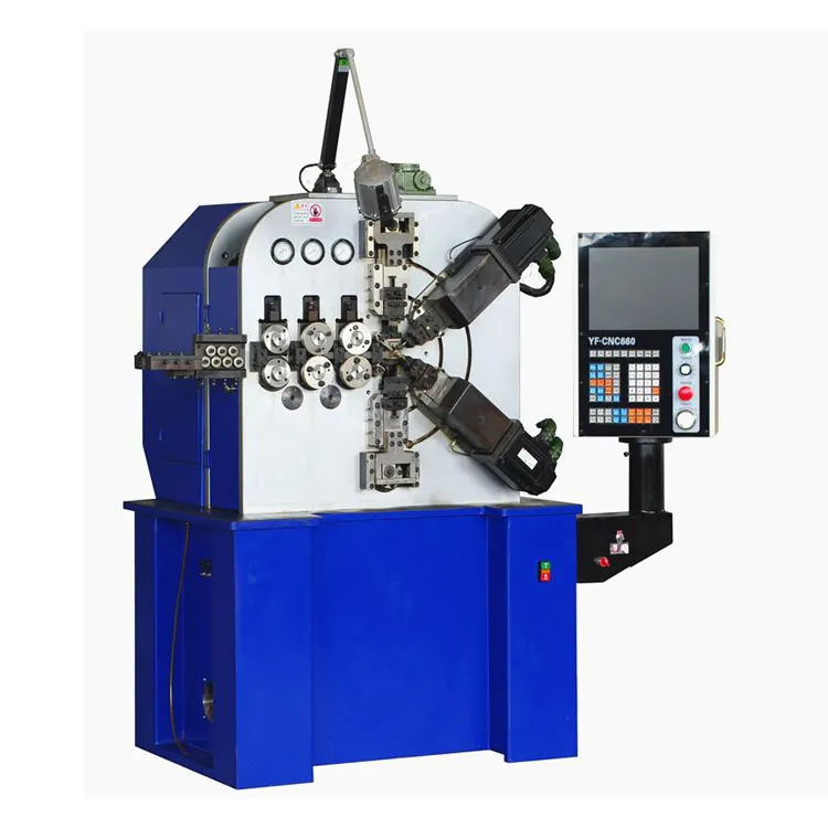 自動CNCスプリング製造機スプリングコイリングマシン12軸スプリングメーカー