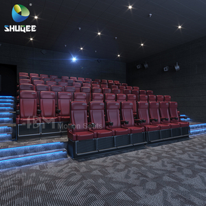 アミューズメントパークゲームシミュレーターコックピットチップアップカップホルダー4D3 DOFモーションプラットフォームシネマシート - Product Image 4