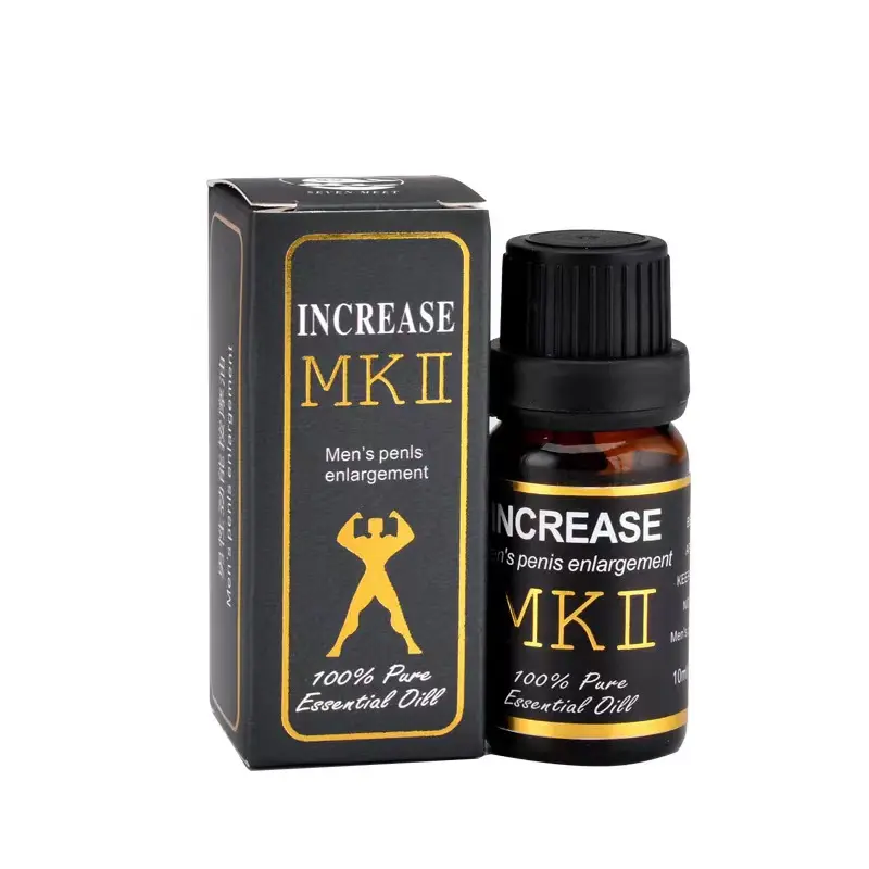 Homem Espessamento Aumentar o Crescimento Óleos Essenciais Permanentes Alargamento Preto MK II óleo MK III