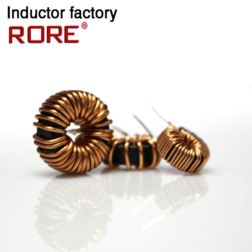 Producción de fábrica RORE T065125 22UH 12A bobina DIP de alta permeabilidad para inductor y bobina de choque