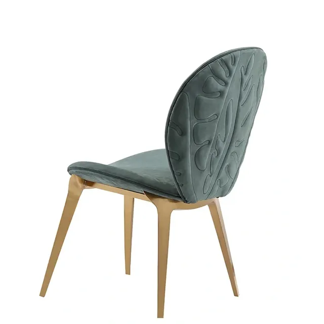इटैलियन लाइट लग्जरी कुर्सी लिविंग रूम होम मार्बल आधुनिक डिजाइनर स्टेनलेस स्टील डाइनिंग कुर्सी