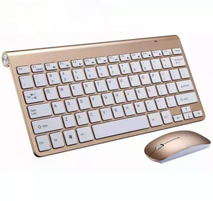 Venta al por mayor 2-en-1 Mini Wireless 2,4G Teclado y ratón Set Delgado Personal PC Computadora Juego de moda Combinación multimedia - Product Image 6