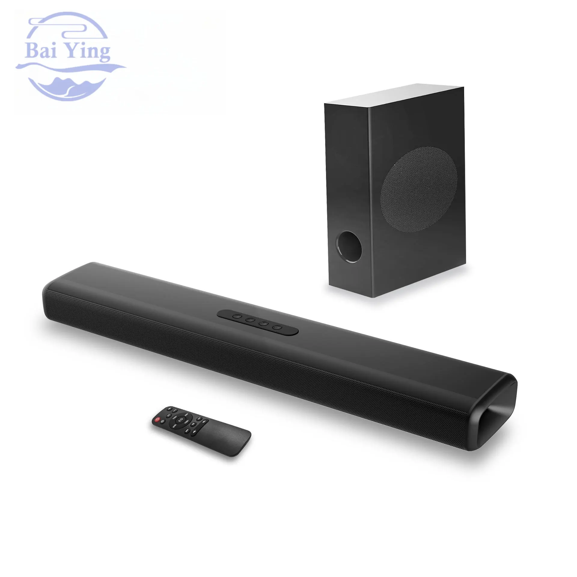 Sistema de Som Surround 7.1 Home Theater Com Subwoofer Original 100W Rms Soundbar Para Tv Blue Tooth Speaker Computador com Fio