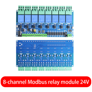 Modbus 8-channel 5v/12V/24V Relay <strong>Module</strong> Switch <strong>Input</strong>/<strong>output</strong> RS485/TTL Communication - Product Image 3