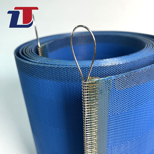 100% Weave Fruit Vegetable Juice Wire Cloth <strong>Conveyor</strong> Dryer Polyester Dewatering <strong>Sludge</strong> Mesh Belt