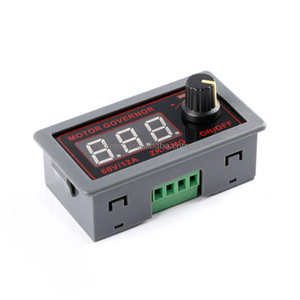 Controlador de <span class=keywords><strong>Motor</strong></span> de CC de 9-60V, 12v, 24v, 36V, 48V, 12A, <span class=keywords><strong>PWM</strong></span>, velocidad ajustable, pantalla Digital, codificador, relación de trabajo, ZK-BMG de frecuencia - Product Image 3