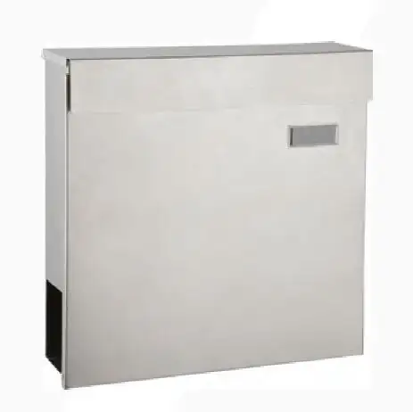 wholesale Outdoor waterproof wall mounted galvanized steel mailbox with acrylic door