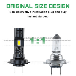 TGZ tahribatsız kurulum çift fanlar LED far H7 Scheinwerfermodul ısı dağılımı Led spot üretici kullanın - Product Image 4