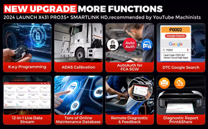 For LAUNCH X431 PRO3S+ SmartLink HD 12V 24V OBD OBD2 Code Reader Scanner Auto Diagnostic Tools for Cars Trucks Includes 1 Year <strong>f</strong> - Product Image 4
