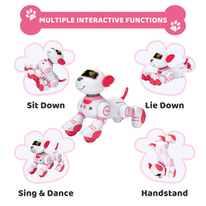 Educational Toys Multifunctional Children's Electric Smart <strong>Programming</strong> Stunt Dog Touch Sensing Interactive Dog Toys - Product Image 3