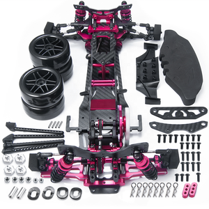 Ременный привод верхней палубы регулируемая высота из сплава и углеродного волокна Sakura D5 MR комплект шасси для 1/10 MR Drift Car - Product Image 5