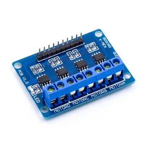 Toptan Fiyat HG7881 4 Kanallı DC motor sürücü panosu Denetleyici Modülü 2.5-12 V arduino için/İyi Servis