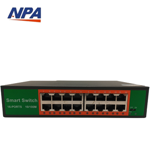 Nuovo tipo di Switch Internet Ethernet 16 porta 10/100m interruttore di rete SNMP QoS funzione 3.2G capacità prezzo interessante