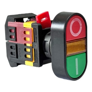 220V APBB-22 & 25N瞬間押しボタンスイッチON/OFFスタートストップLEDネオンライト付き - Product Image 1