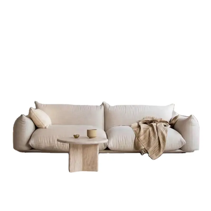الحديثة تخصيص غرفة المعيشة الأثاث 2 مقعد الأبيض المخملية الاقسام أريكة الأريكة