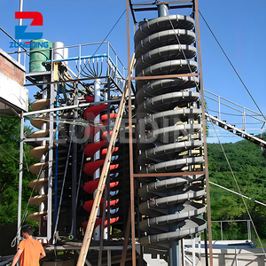 Separadores de tornillo Espiral Chute 1000Tpd Concentrador de mineral de oro Planta de producción de procesamiento - Product Image 4