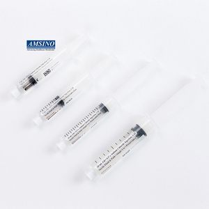 Amsafe tuzlu solüsyonu şırınga % 0.9% sodyum klorür USP tıbbi önceden doldurulmuş Normal tuzlu gömme şırınga - Product Image 2