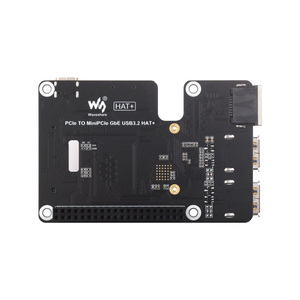 Cappello da PCIe a MiniPCIe GbE USB3.2 +, supporta il modulo 4G di interfaccia MiniPCIe, rete ad alta velocità, cappello lampone Pi 5 - Product Image 4