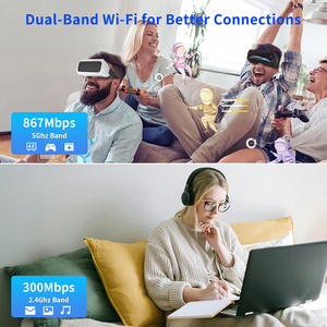 WiFi Router for Wireless Internet Network, Best AC1200 Dual Band 2.4 and <strong>5ghz</strong> Wifi Routers for Home Compatible with Spectrum - Product Image 4