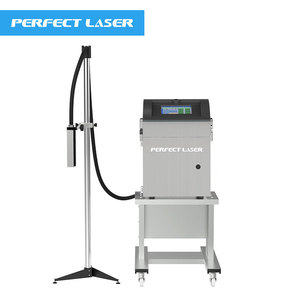 Automatischer tragbarer industrieller kontinuierlicher CIJ-Tinten strahl drucker QR-Code-Daten Chargen nummern codierung Druckmaschine auf Metallstahl-PVC - Product Image 1