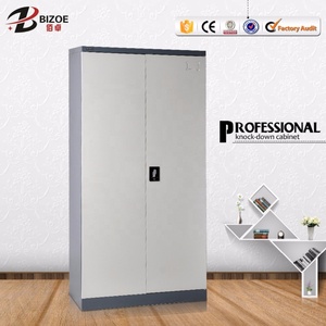 外部铰链金属KD工具存放柜双门钢制文件柜带搁板 - Product Image 2