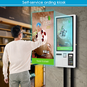 Android 7/11 Restaurante Self Check in Kiosk Quioscos de pedidos de comida rápida 27 pulgadas Autoservicio Pedido Máquina de pie Pago - Product Image 3