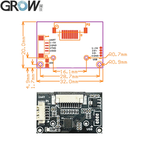 Coltivare R304A 208*288 Pixel sensore di impronte digitali lettore libero SDK con capacità 1500 per Arduino Windows Android - Product Image 4